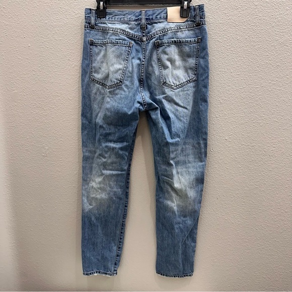 Avec Les Filles Jeans Size 27 Womens Blue Stylish Denim Distressed - Picture 4 of 6